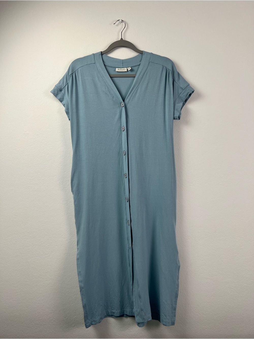 Masai Copenhagen Maodera Relaxed Fit Blue Shift Dress